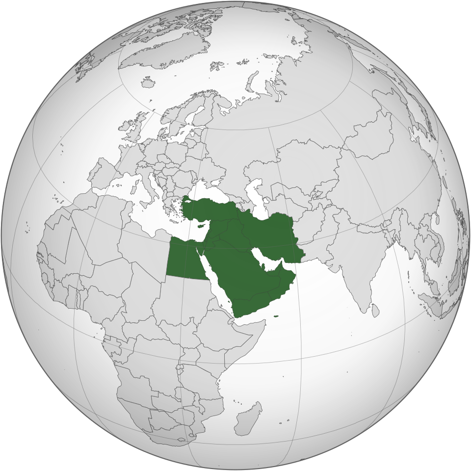 Fichier:Middle East (orthographic projection).svg