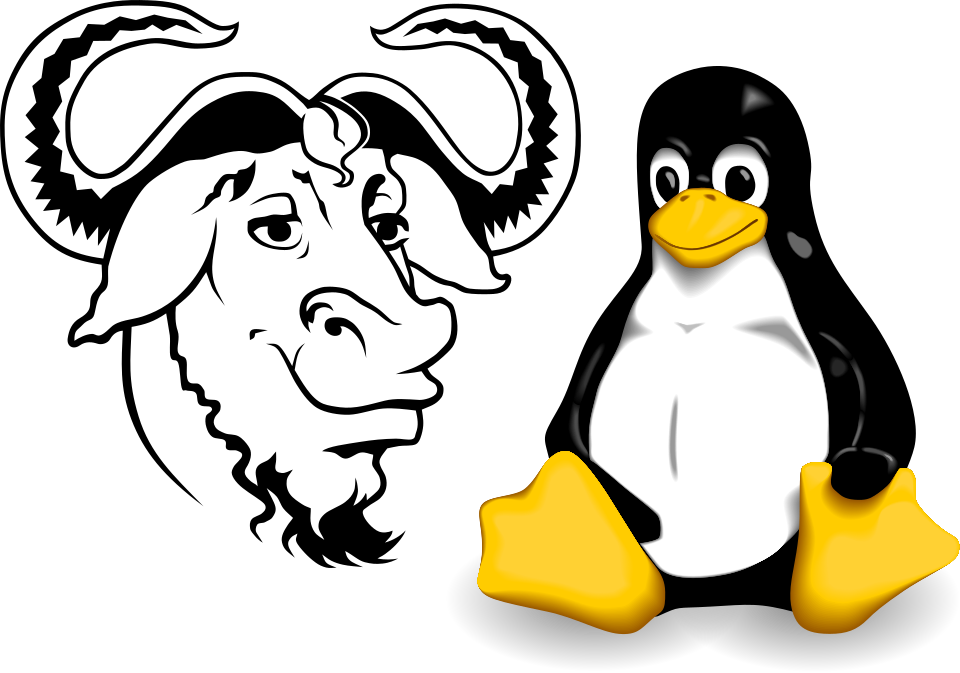 Fichier:GNU and Tux.svg