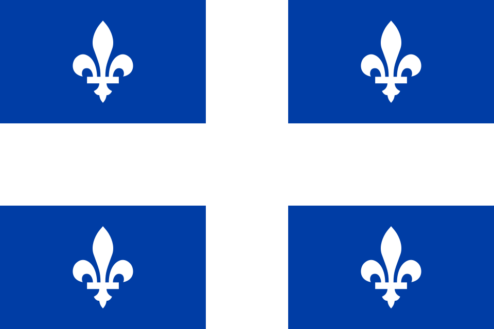 Fichier:Flag of Quebec.svg